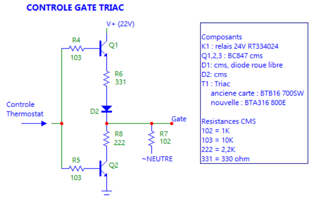 Schema electrique seche serviette acova