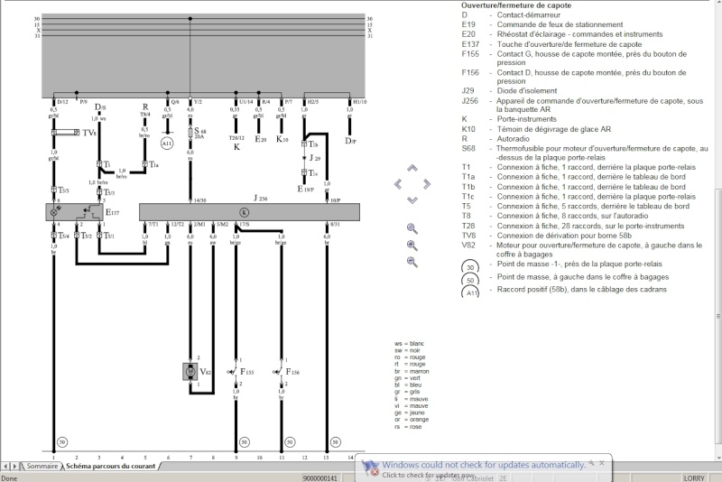 Schema electrique golf plus