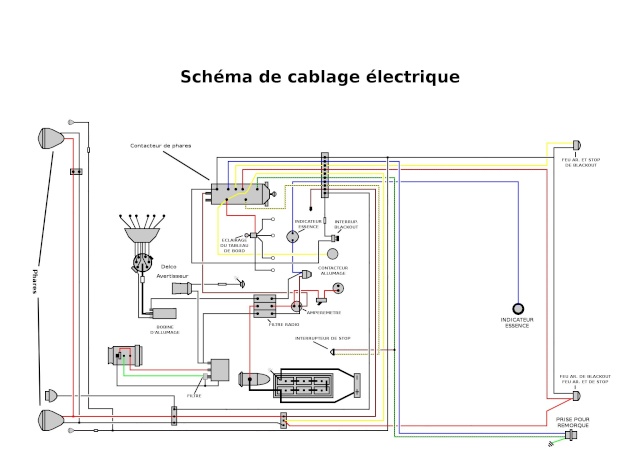 Schema electrique dodge wc 51