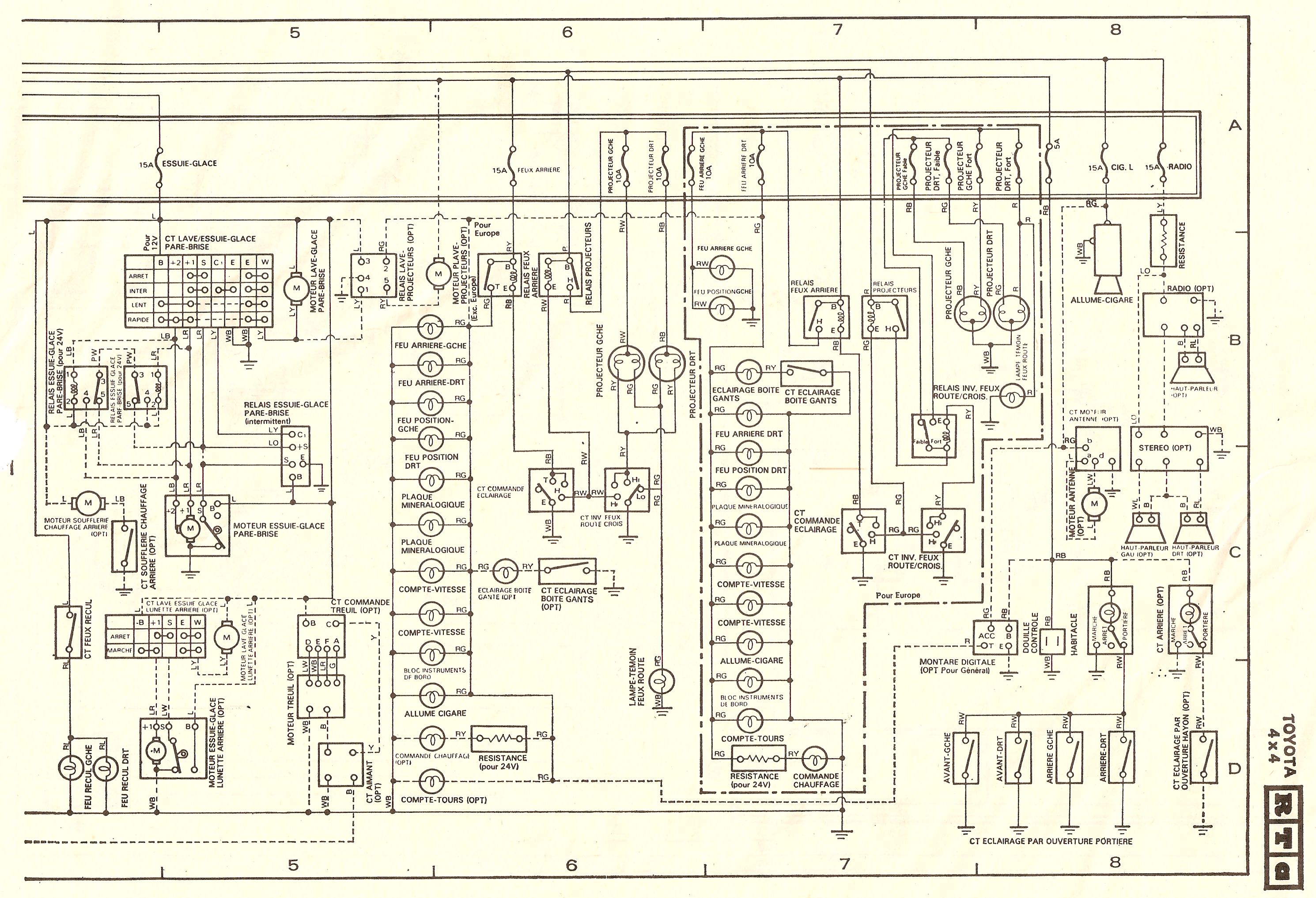 Schema electrique lj 70