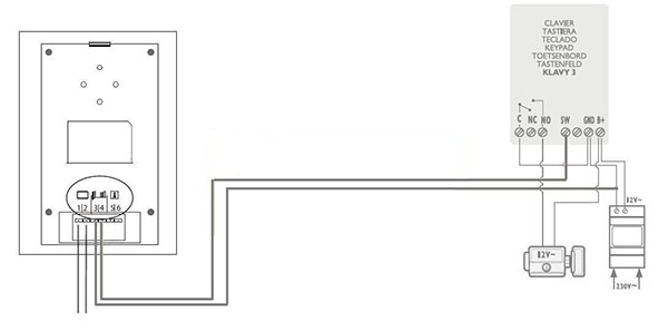 Extel schema electrique