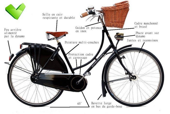 Vélo à assistance électrique schéma