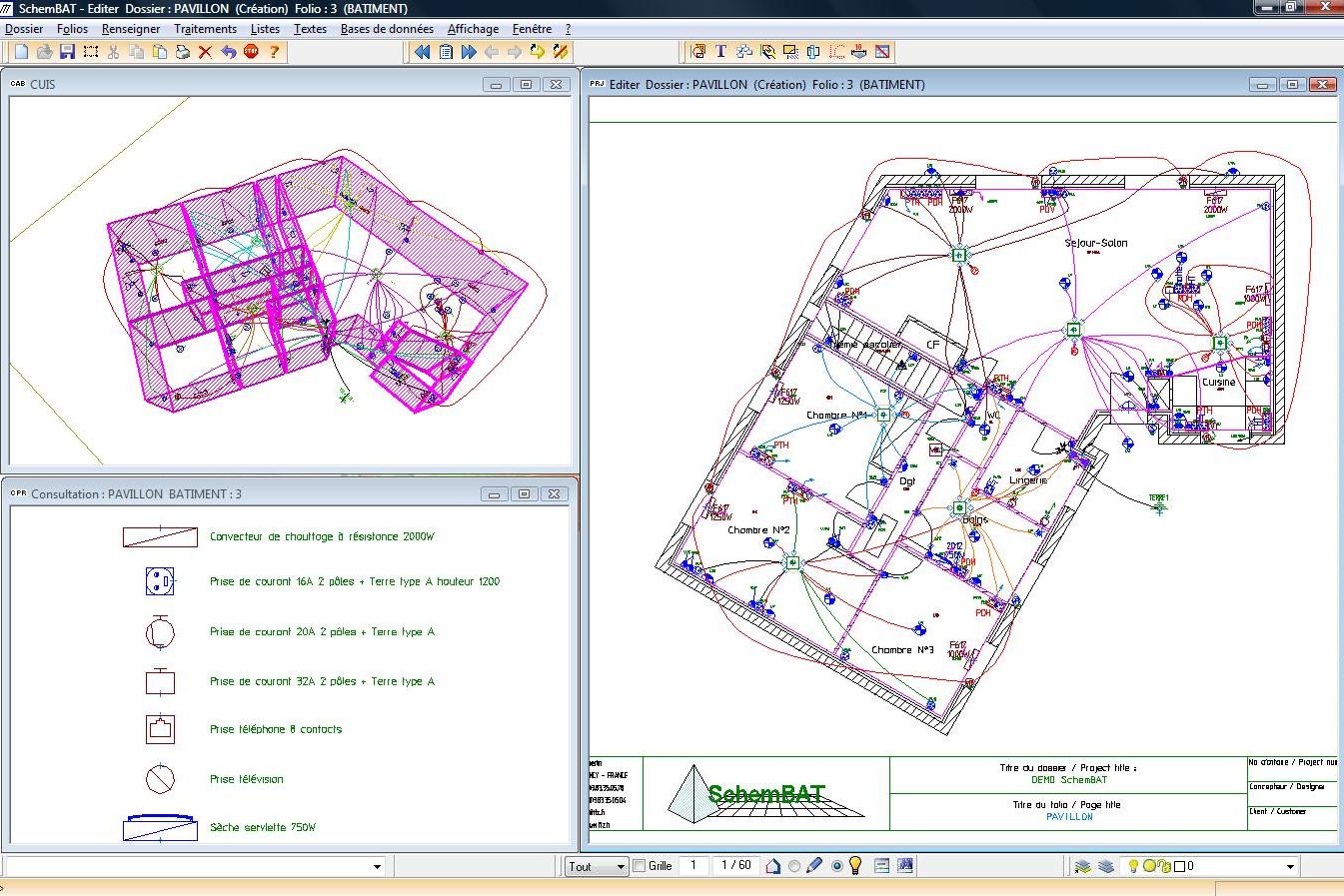 Logiciel schema electrique unifilaire maison gratuit