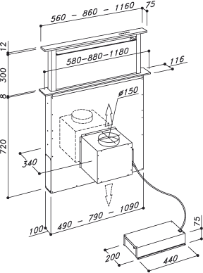 Schema electrique moteur hotte