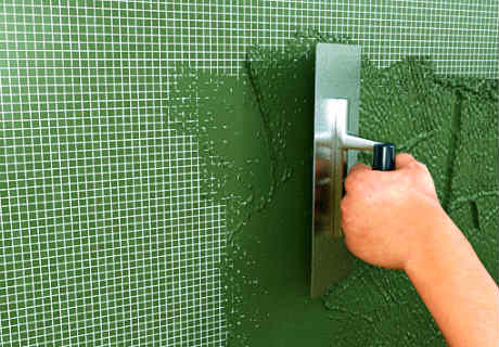 Panneau exterieur a enduire