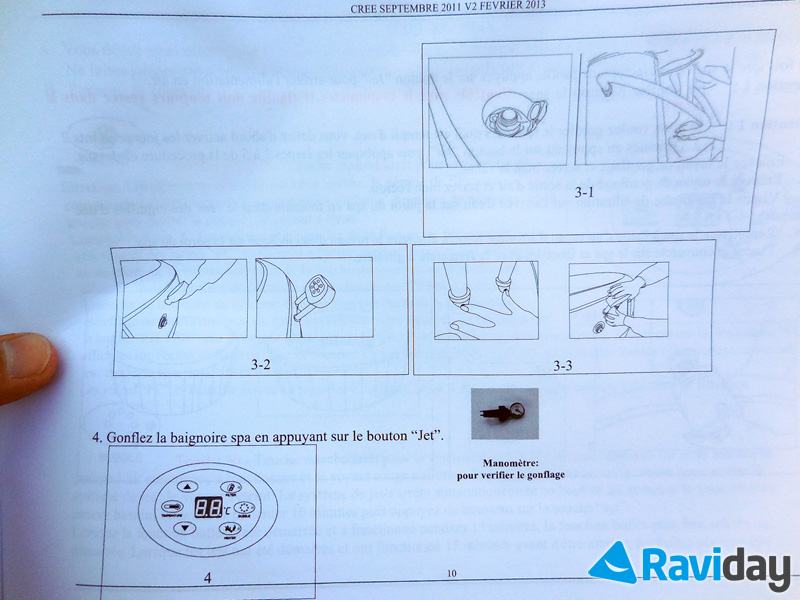 Schema electrique spa gonflable