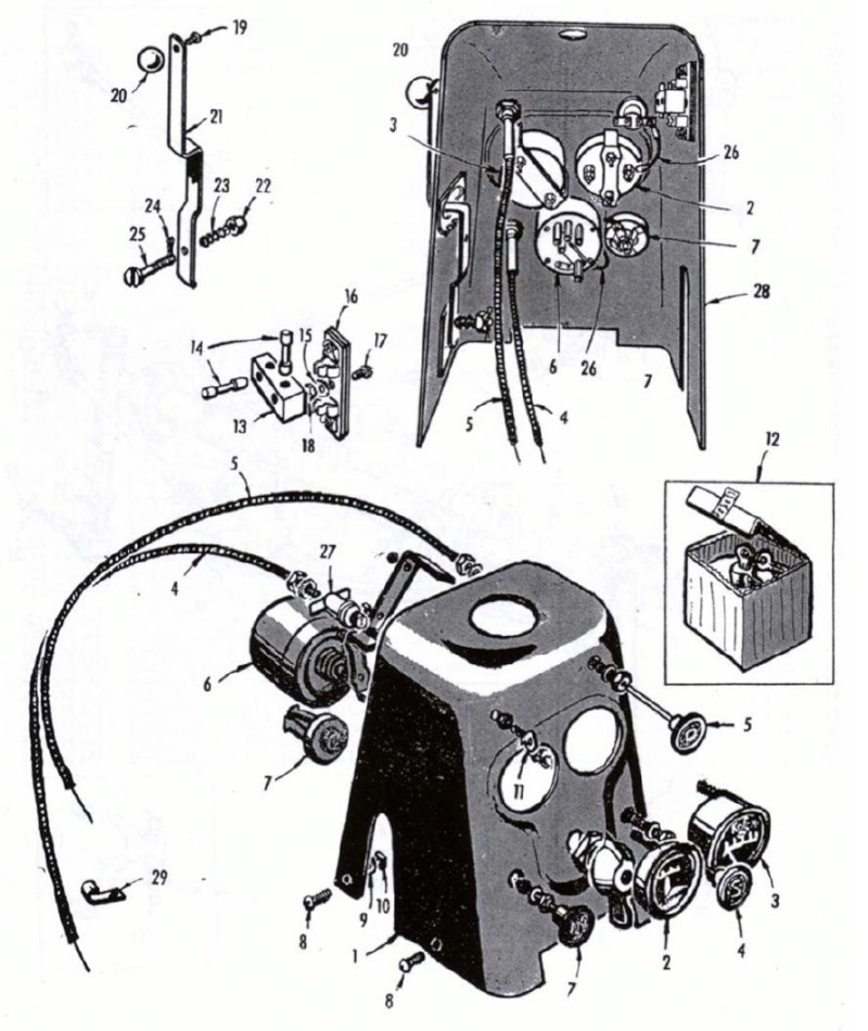 Schema electrique tracteur pony