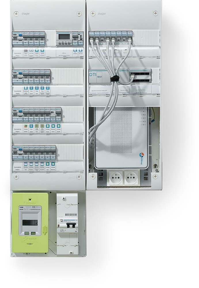 Schema tableau electrique hager