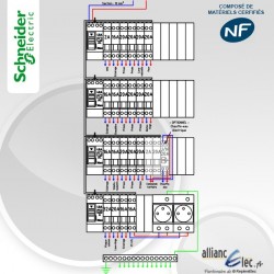 Schema electrique sonnette schneider