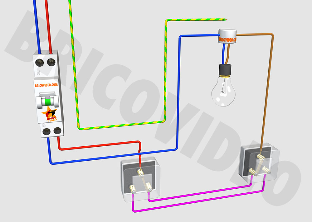 Schema va et viens electrique