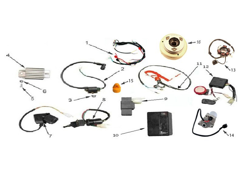 Schema electrique borne solaire