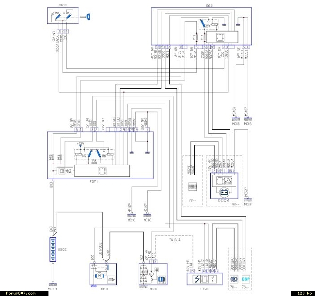 Schema electrique digicode