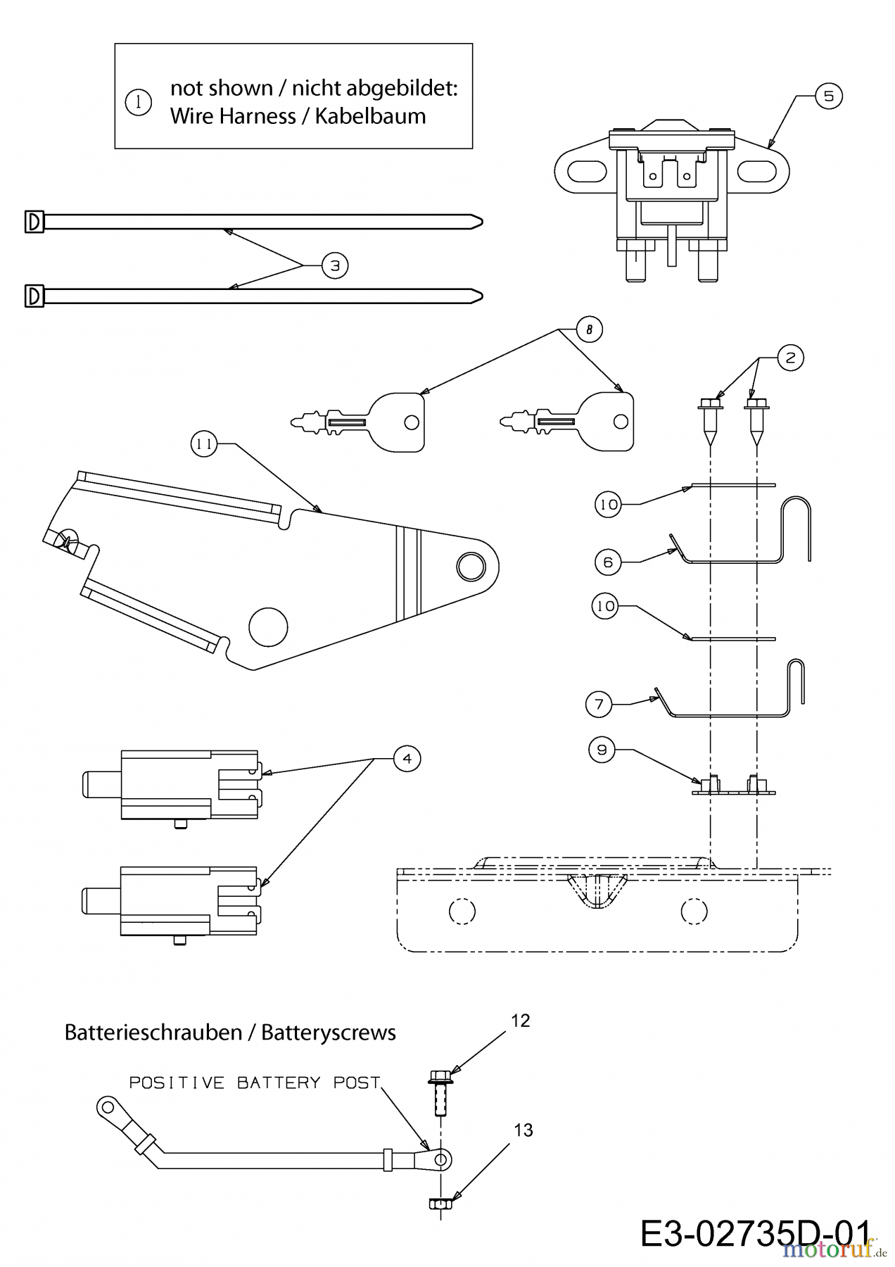 Schema electrique mtd rs125/96
